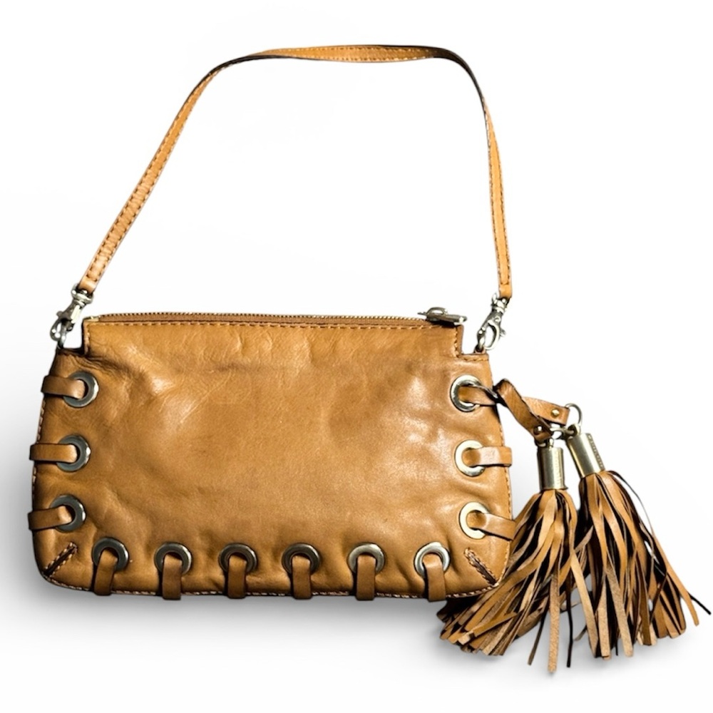 Michael Kors Y2K Astor Grommet Bag with Tassel Accent - Picture 2 of 5